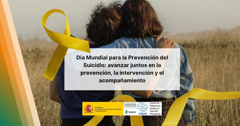 Día Mundial para la Prevención del Suicidio: avanzar juntos en la prevención, la intervención y el acompañamiento