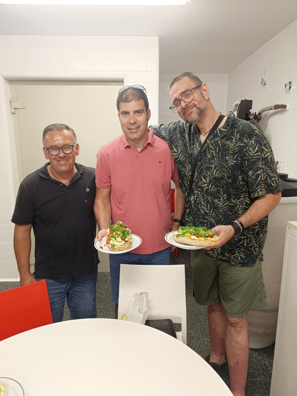 Equipo del concurso de tostas