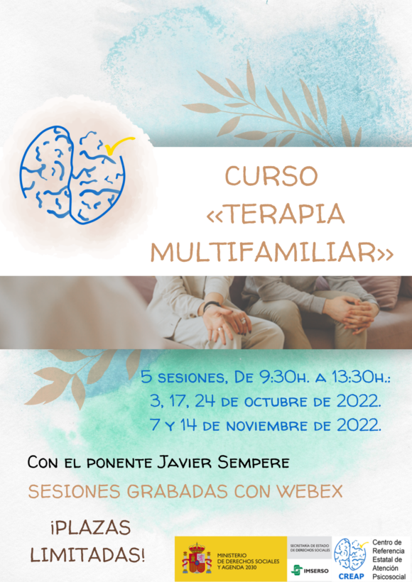 Curso de Teleformación: «Terapia Multifamiliar»