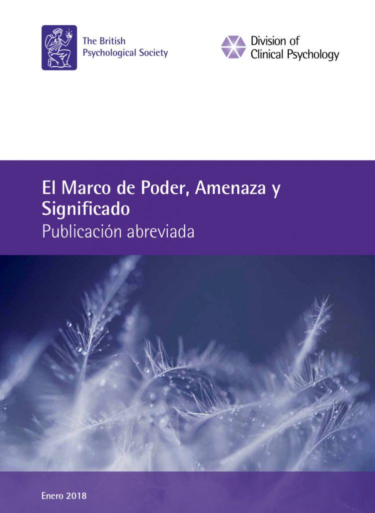 El Marco de Poder, Amenaza y Significado. The British Psychological Society
