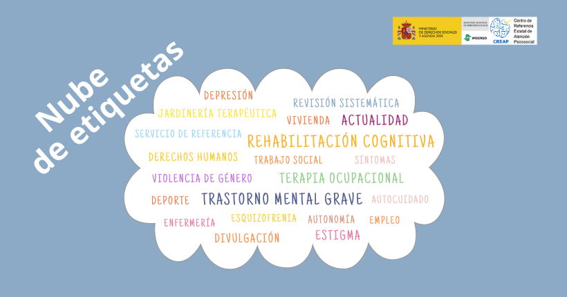 Nube de etiquetas utilizadas en el blog del Creap Valencia